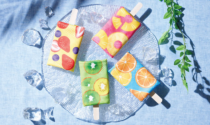 熱中症対策 アイスキャンディみたいなクールタオル