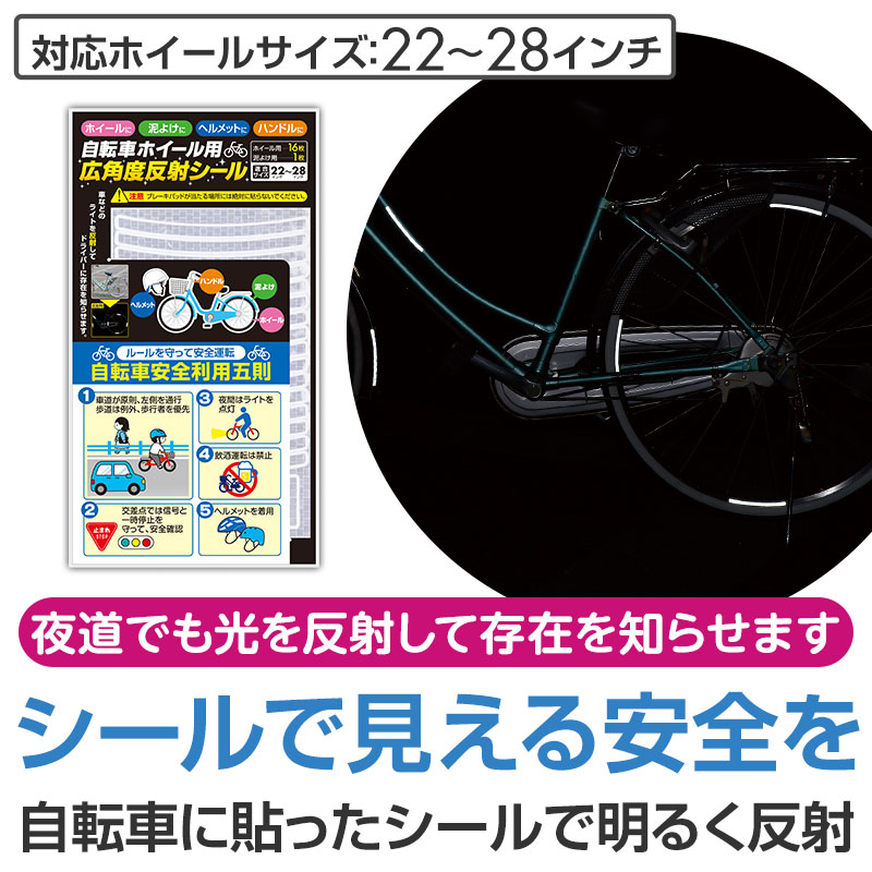 台紙には「新自転車安全利用五則」の内容をデザイン