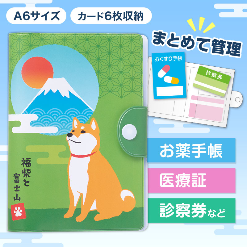 お薬手帳・カード類・領収証等がひとつにまとまる