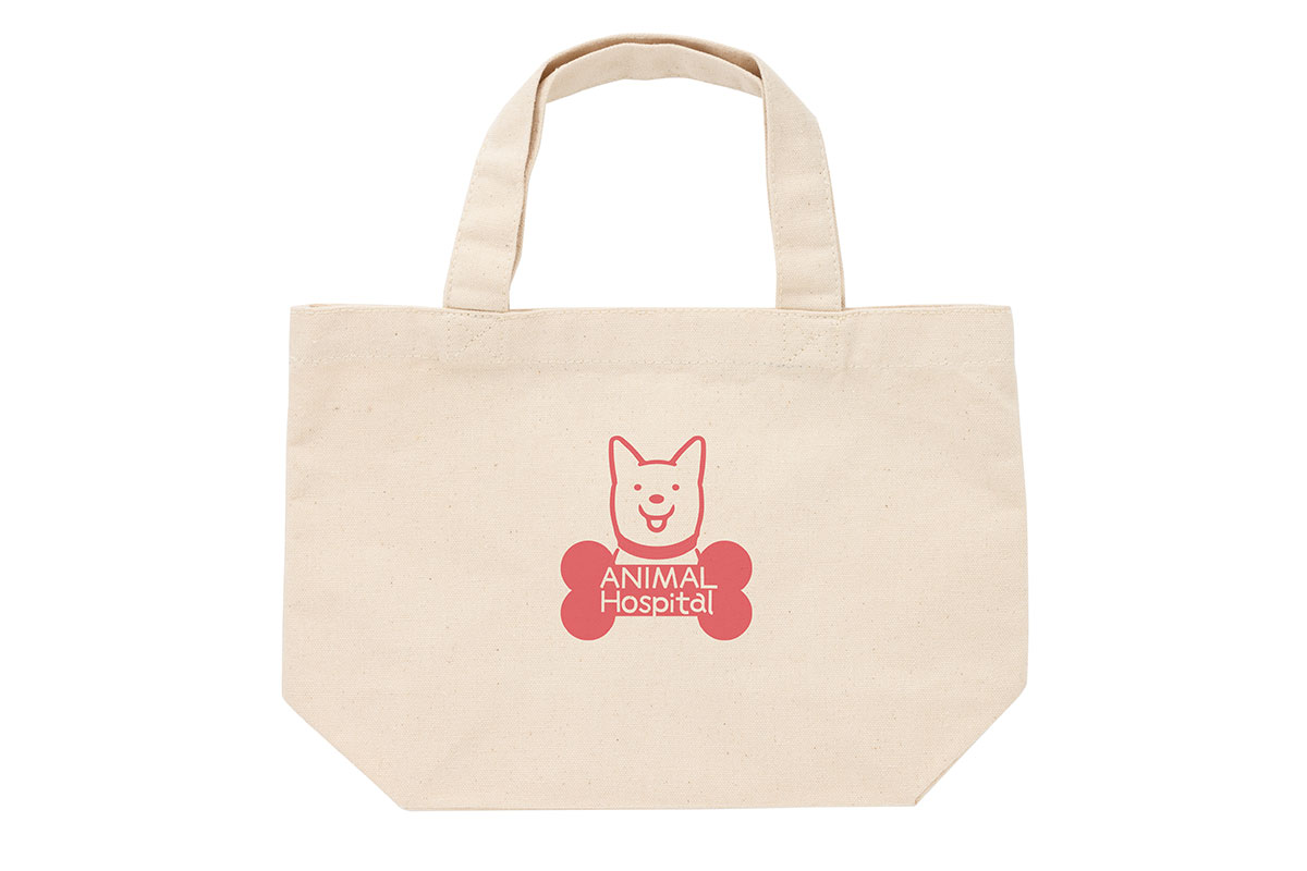 カラモ マチありコットンバッグ 厚手 Ｍ（ナチュラル）