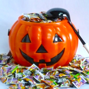 かぼちゃ型のバケツはイベント感満載！