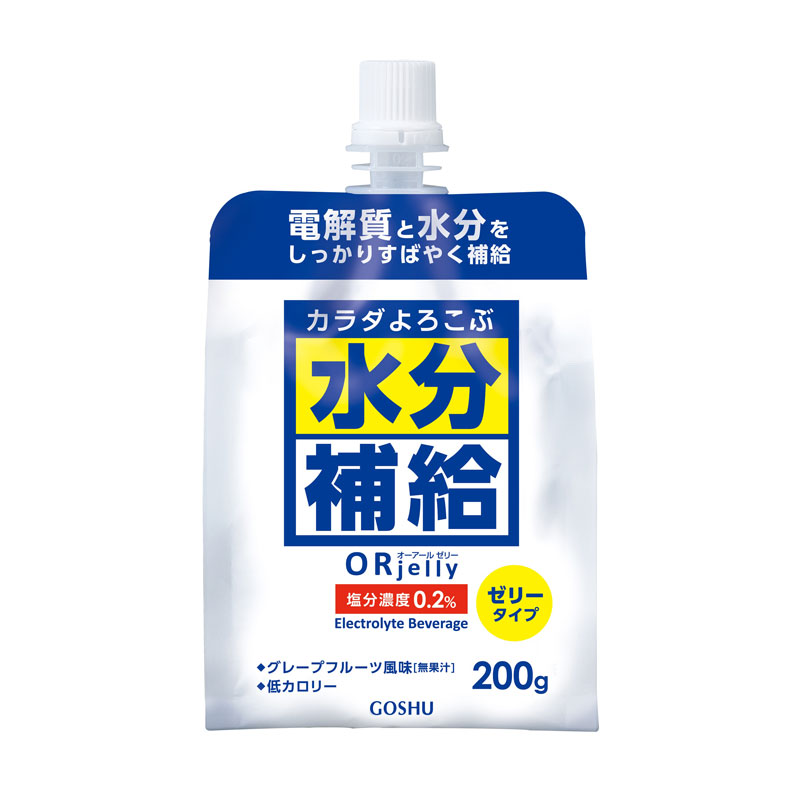 手軽に水分補給ができるゼリー飲料