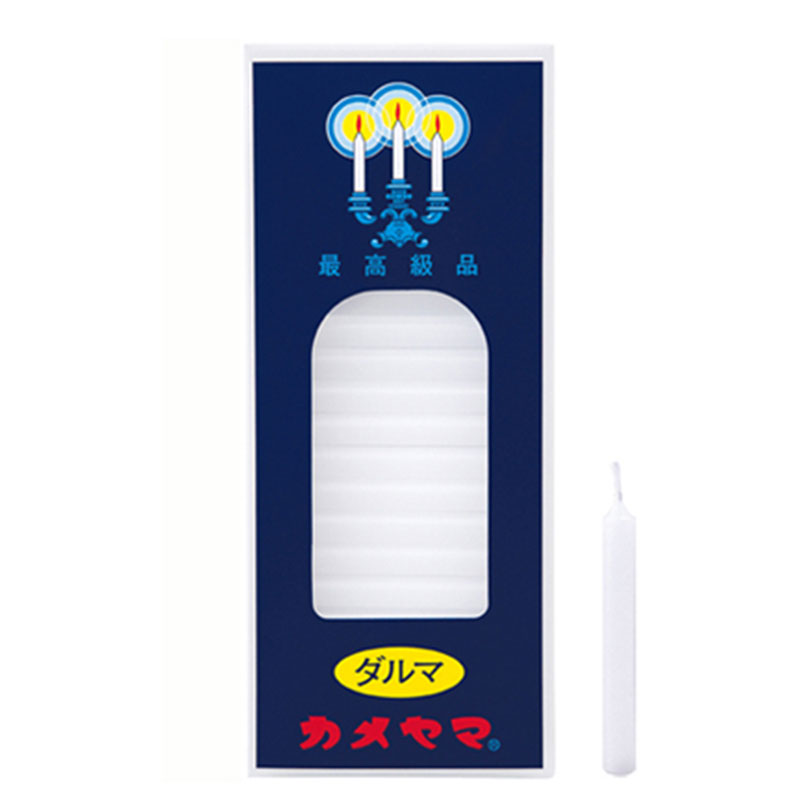 短時間燃焼タイプで扱いやすいろうそく