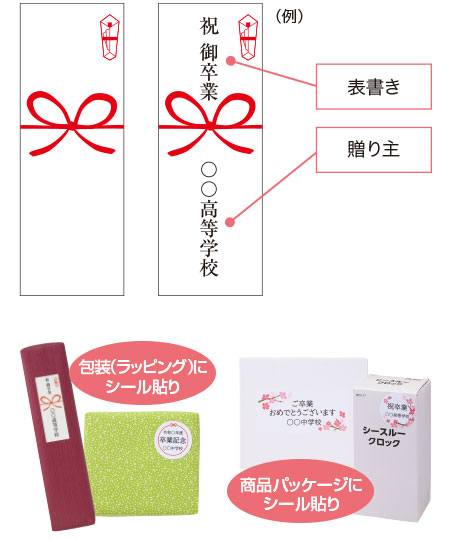 のしシール