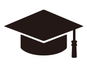 卒業記念品用 ワンポイントアイコン 大学帽